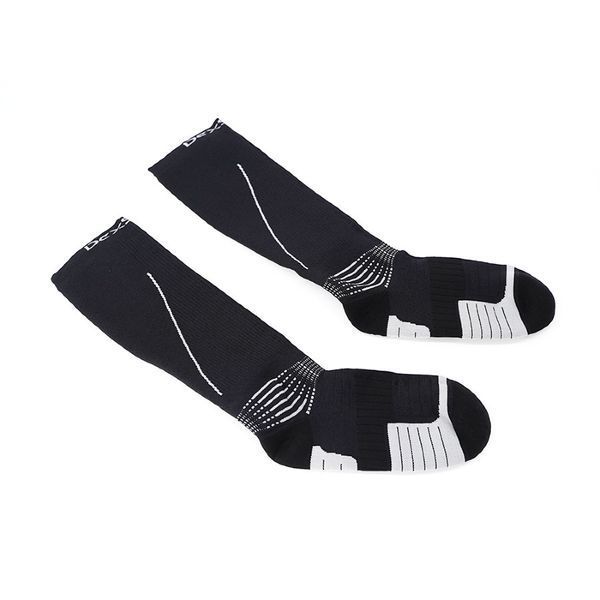 Високі водонепроникні шкарпетки Dexshell Compression Mudder (Чорні із сірим) S