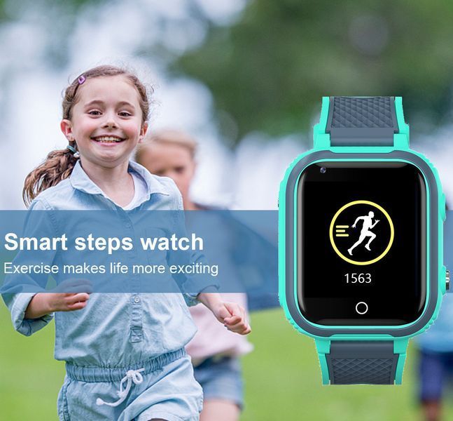 Часы детские умные Smart Kinder GPS Tracking 4G GPS Wi-Fi Синий