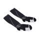Високі водонепроникні шкарпетки Dexshell Compression Mudder (Чорні із сірим) S