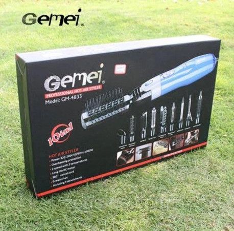 Стайлер Gemei GM 4835 Фен-щетка 10 в 1