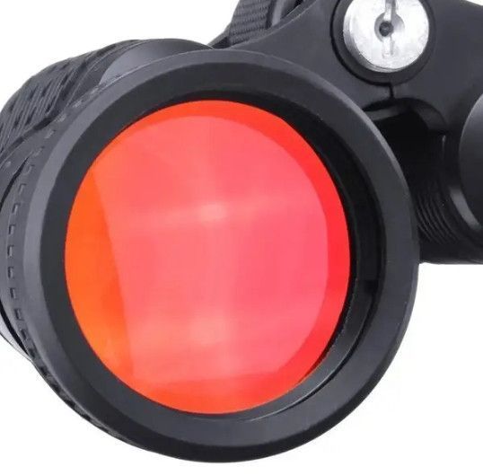 Тактический бинокль Bowang optical 50х50 с красными светофильтрами