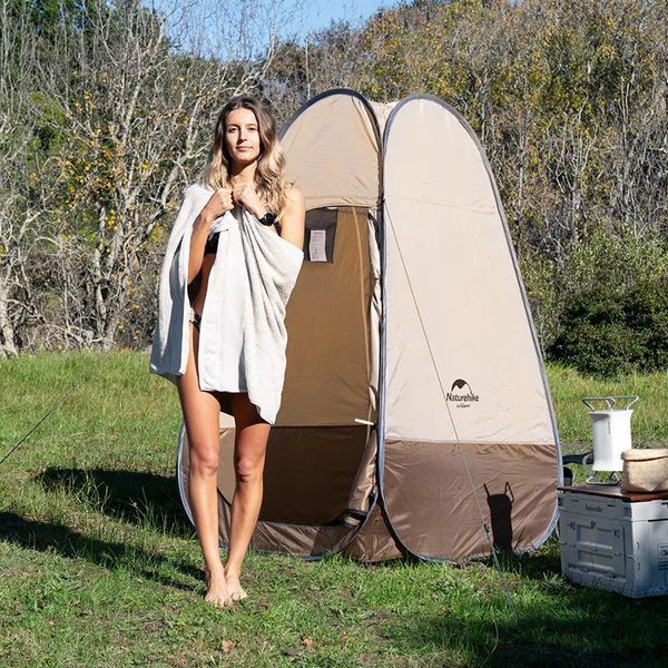 Душевая раскладная палатка Naturehike NH17Z002-P (Коричневая)