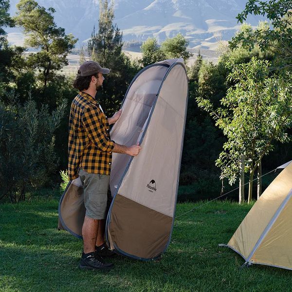 Душевая раскладная палатка Naturehike NH17Z002-P (Коричневая)