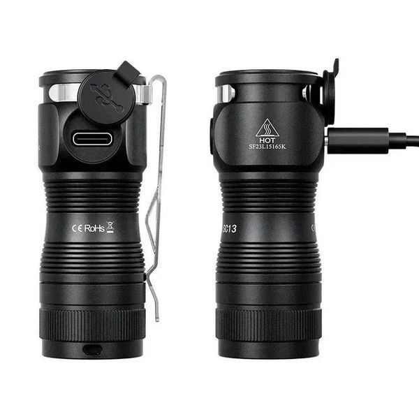 Ліхтар ручний Sofirn SC13 Luminus SST40 6500K 1300 лм 217 м type-C АКБ 1100mAh