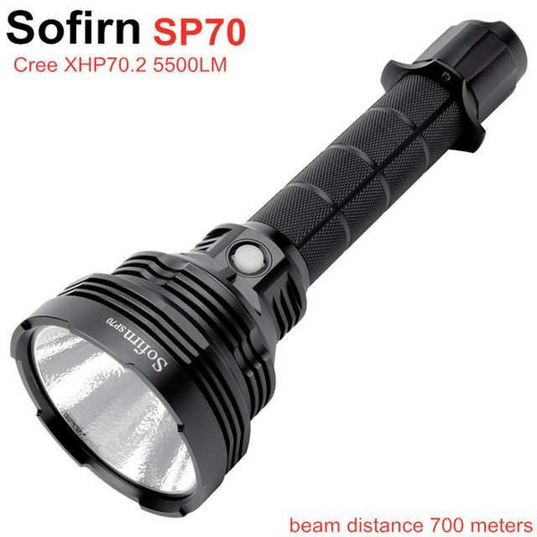 Мощный фонарь поисковик Sofirn SP70 26650 XHP70.2 5500LM