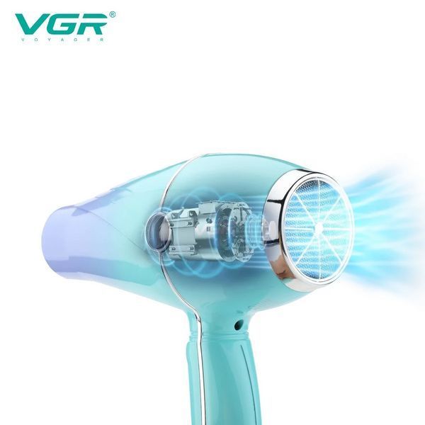 Потужний професійний фен VGR-452 2400W + 2 насадки
