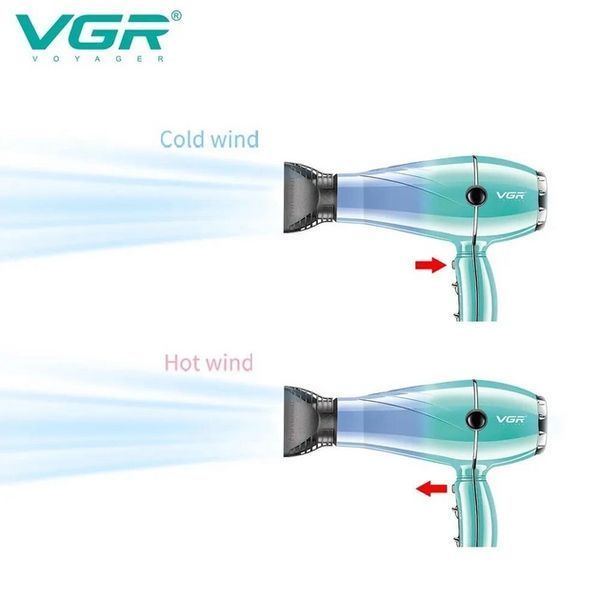 Потужний професійний фен VGR-452 2400W + 2 насадки