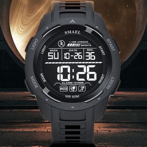 Часы мужские тактические Smael Brutto Pro Черный