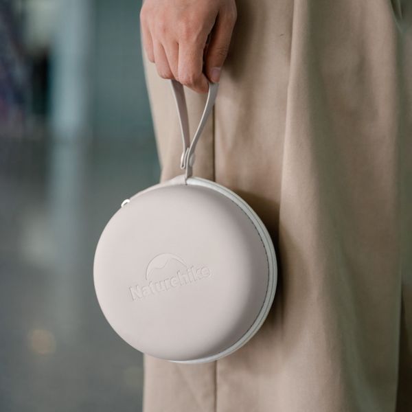Подушка хлопковая для шеи с памятью Naturehike CNK2450WS019 (Серый)