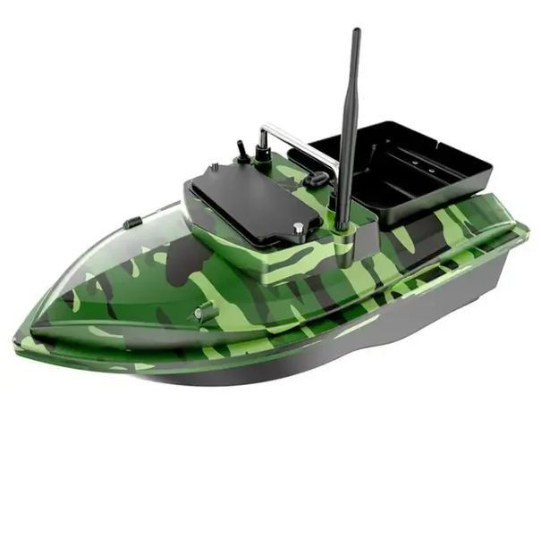 Карповий кораблик V-050 акумулятор 18000 mAh для прикорму Камуфляж
