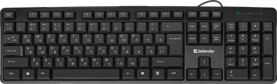 Клавіатура повнорозмірна Defender Next HB-440 (чорна)