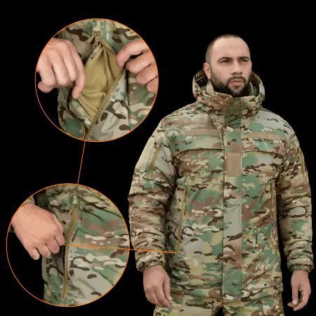 Тактическая зимняя куртка Patrol System 3.0 Dewspo RS (Мультикам) 3XL