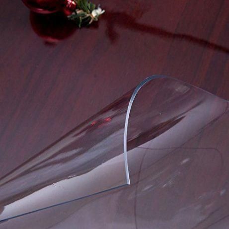 М'яке скло Прозора силіконова скатертина на стіл Soft Glass Захист для меблів 2.2х1.0 м (Товщина 2мм)