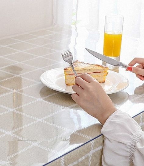 М'яке скло Прозора силіконова скатертина на стіл Soft Glass Захист для меблів 2.2х1.0 м (Товщина 2мм)