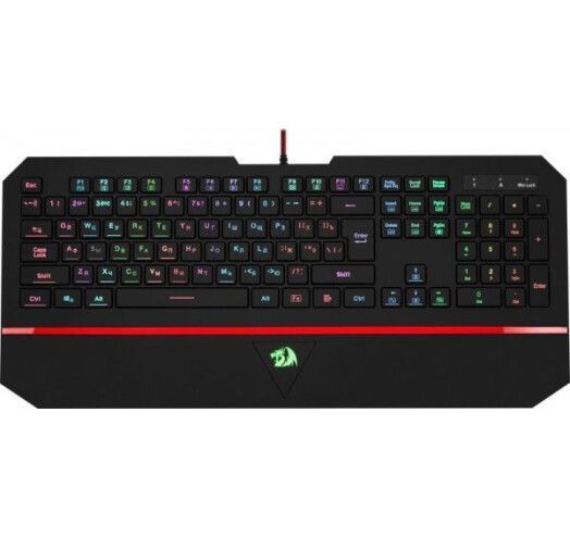 Игровая клавиатура Redragon Karura2 UKR RGB-подсветка + подставка + мембрана