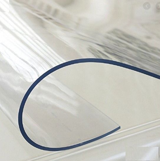 М'яке скло Прозора силіконова скатертина на стіл Soft Glass Захист для меблів 2.2х1.0 м (Товщина 2мм)