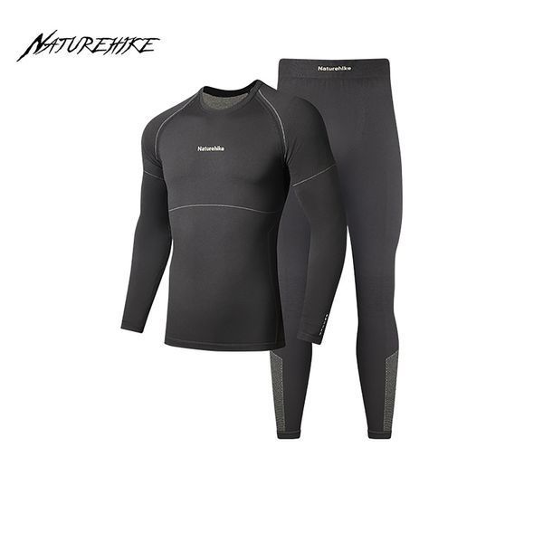 Комплект чоловічої демісезонної термобілизни Naturehike CYY2342GC010 (Графіт) розмір XXL