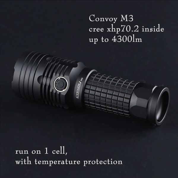 Ліхтар Convoy M3 потужний ліхтарик XHP 70.2 4000K