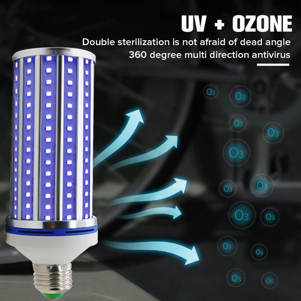 Бактерицидная лампа UV-C 220V E27 254nm 60W Ультрафиолетовая