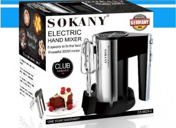 Кухонный ручной миксер Sokany CX-6629-2