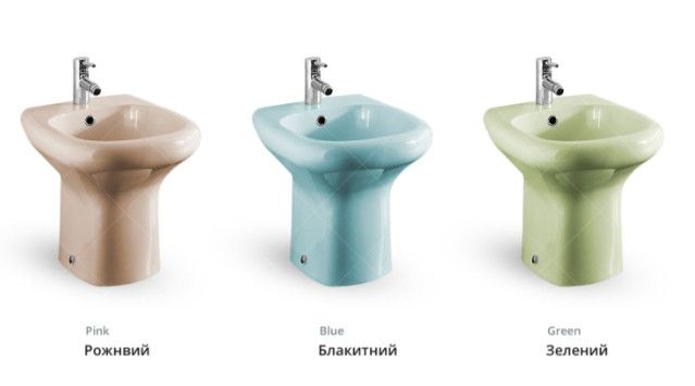 Біде підлогове RAK Ceramics Compact (RAK0001) Блакитний