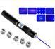 Лазерна указка YX-B008 10000mW (5 насадок) Синій лазер