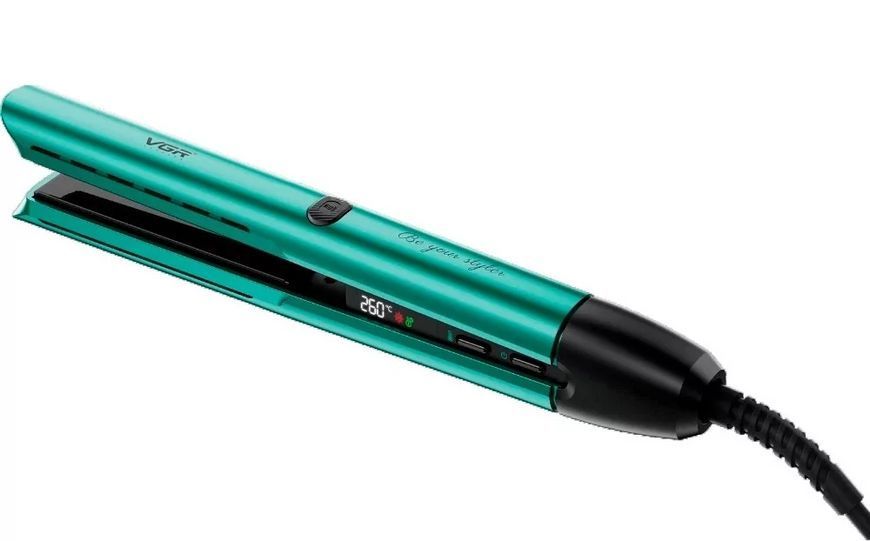 Выпрямитель для волос VGR V-553 стайлер Бирюзовый