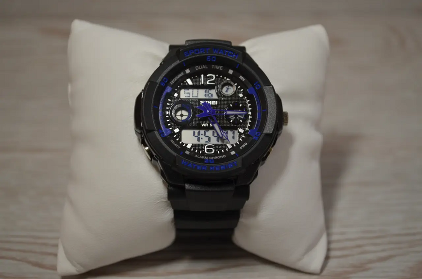 Дитячий спортивний наручний годинник Skmei 1060 s-shock Синій