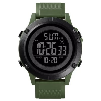 Чоловічий спортивний годинник Skmei 1508 (Зелний з чорним)