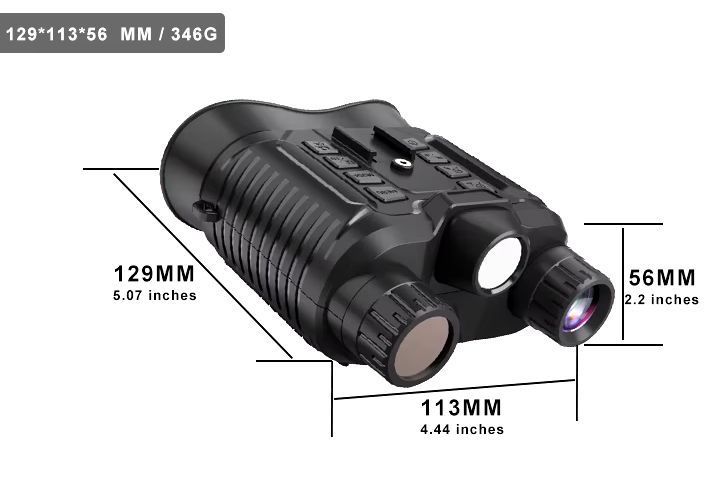 Цифровий бінокль нічного бачення NV8161 (до 400м у темряві) 1080P HD 8X