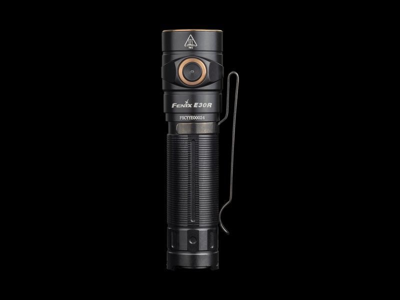 Ручний міні ліхтарик Fenix E30R Cree XP-L HI LED 1600лм micro USB (Чорний)