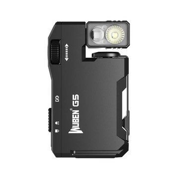 Фонарь брелок Wuben G5 EDC с красным светом + RGB свет Черный