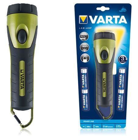 Фонарь Varta 17625 Led Light 0.5W карабин + 4AA + 1 режим