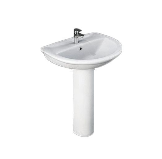 Раковина и ножка RAK Ceramics Karla 60.5x83.5x48.5см (RAK0011) Белый