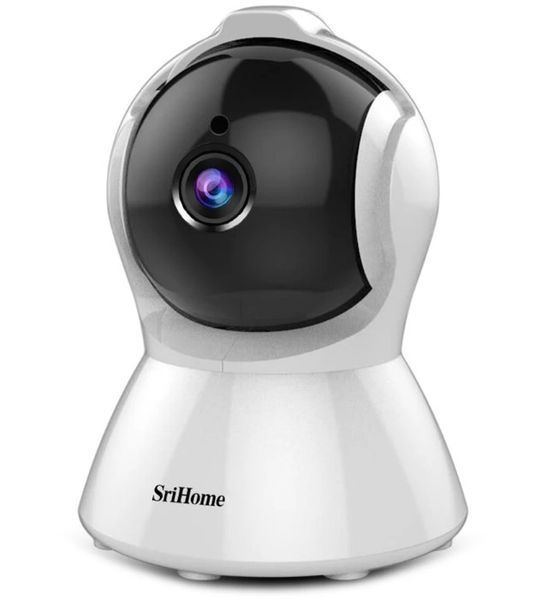 IP-камера автоматического слежения SriHome SH025 1080P AI Белый EU Plug