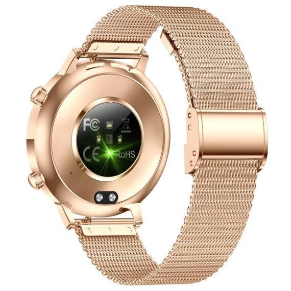 Часы умные наручные Smart Flower X Gold (2 ремешка)
