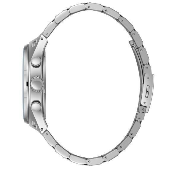 Чоловічий водостійкий наручний годинник Lee Cooper Ice (Сріблястий)