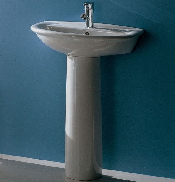 Раковина и ножка RAK Ceramics Karla 60.5x83.5x48.5см (RAK0011) Белый