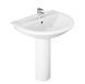 Раковина и ножка RAK Ceramics Karla 60.5x83.5x48.5см (RAK0011) Белый