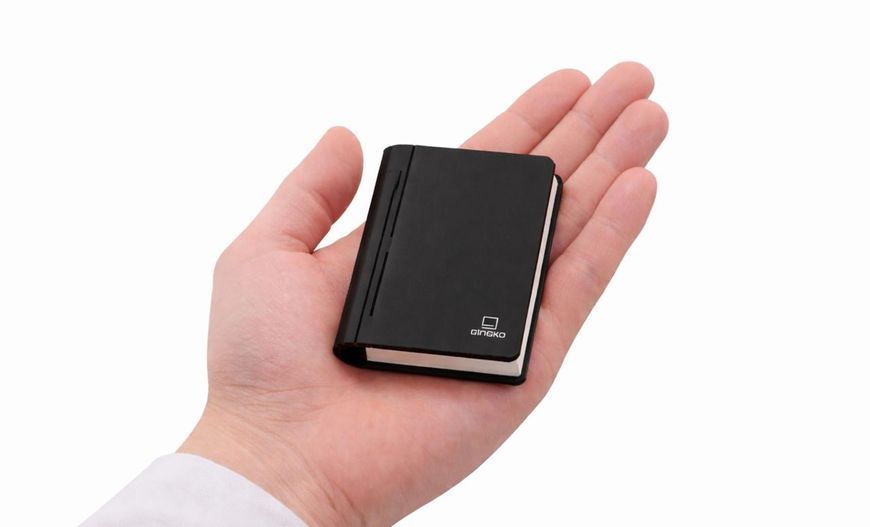 Світильник-книга на акумуляторі Gingko Super Mini Smart Book (Дерево горіх)