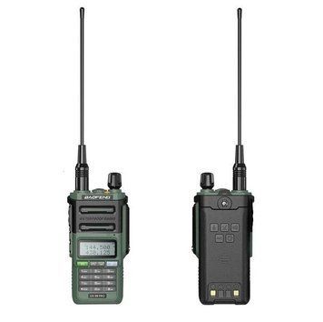Радиостанция рация Baofeng UV-9R Pro 8W водонепроницаемая IP68 Type-C батарея 1800мАч (Зеленый)