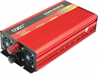 Перетворювач (інвертор) AC DC UKC AR-4000W 220В LCD USB з функцією плавного пуску
