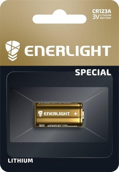 Батарейка Enerlight CR123А 3V в блистере