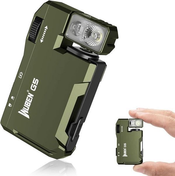 Ліхтар брелок Wuben G5 EDC з червоним світлом + RGB Зелений