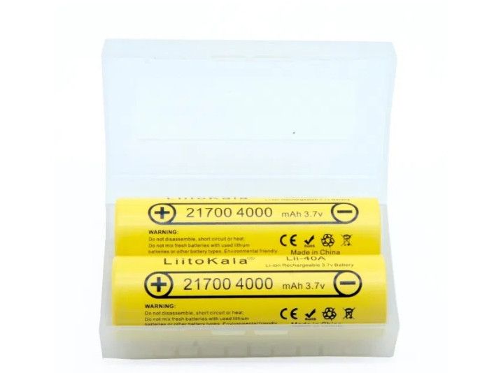 Аккумулятор Liitokala 21700 Lii-40A 3.7V 4000mAh в кейсе Оригинал