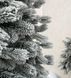 Штучна лита конусна ялинка Класик засніжена 1.6м