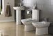 Комплект раковина + ніжка RAK Ceramics Cynthia Wash Basin (57 см) Слонова кістка