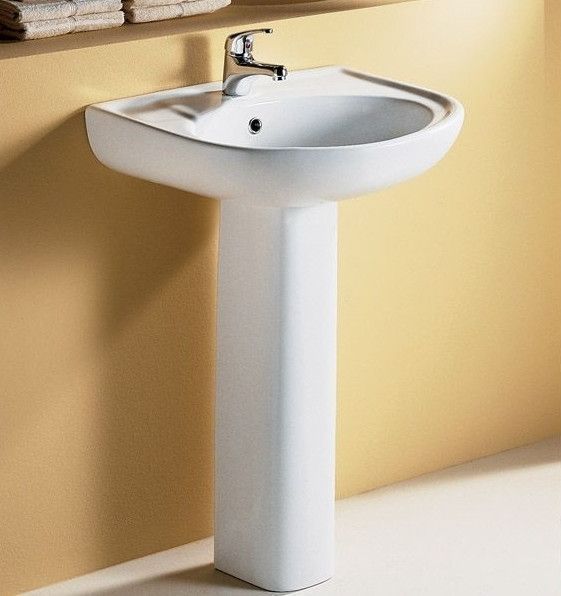 Комплект раковина + ніжка RAK Ceramics Cynthia Wash Basin (57 см) Білий