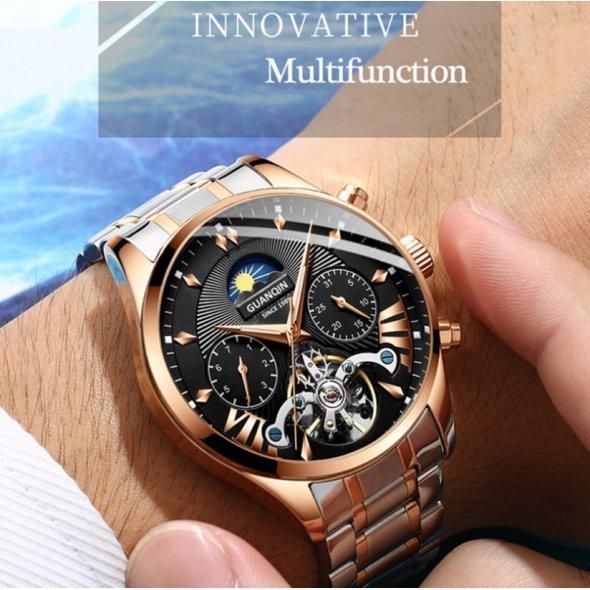 Мужские наручные часы Guanquin Prestige Gold
