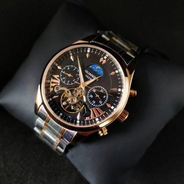 Мужские наручные часы Guanquin Prestige Gold